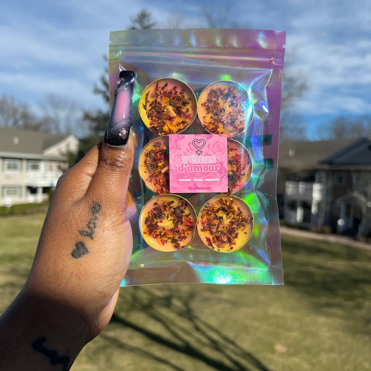 venus d’amour tea light set