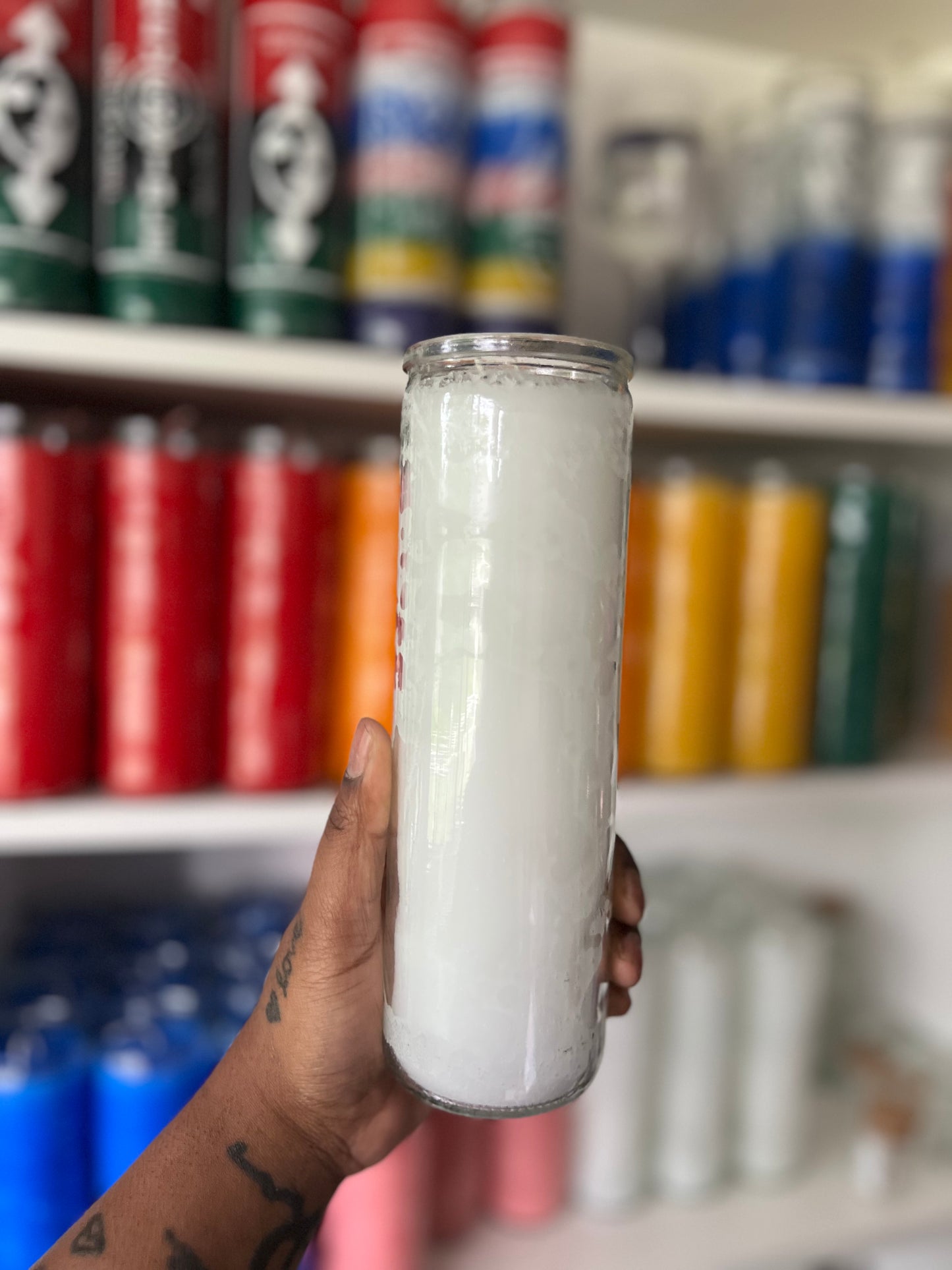 7 day plain prayer candles